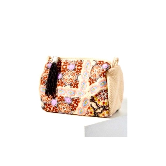 Anthropologie Handbags - Anthropologie Beaded Cosmetic Bag.